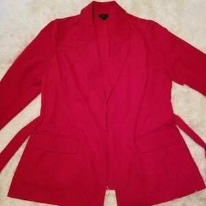 Red blazer